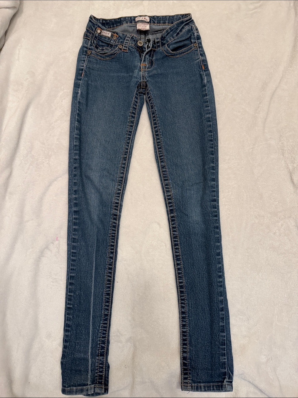 Zara Women's Dark Blue Skinny Jeans